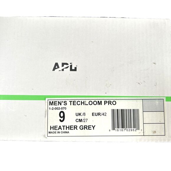 Athletic Propulsion Labs APL TechLoom Pro Heather Grey Sneakers Men's Size 9 NEW - Picture 4 of 7